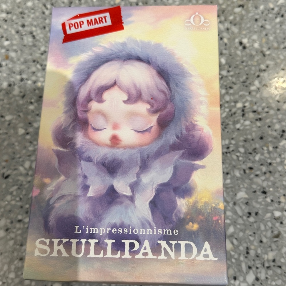 POP MART SKULLPANDA L' impressionnisme Plush Series 1 Blind Box Figure Gift